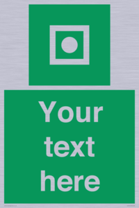 Custom sign safe condition Shipboard general alarm